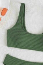 Yeşil Fitilli Bikini Üstü MS41699 - Görsel 4
