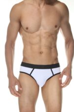 Beyaz Seksi Fantezi Erkek Jockstrap DM102111