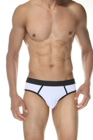 Beyaz Seksi Fantezi Erkek Jockstrap DM102111