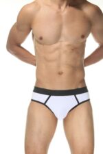 Beyaz Seksi Fantezi Erkek Jockstrap DM102111