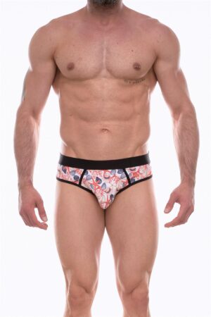 Çok Renkli Desenli Fantezi Seksi Erkek Jockstrap DM072226