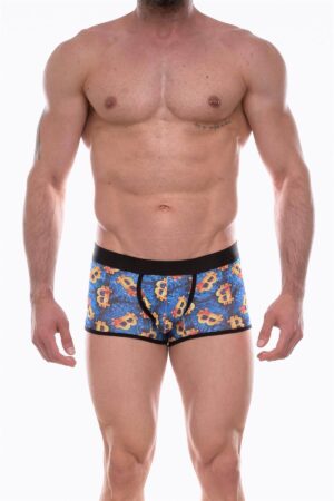 Çok Renkli Fantezi Seksi Erkek Desenli Boxer DM072206
