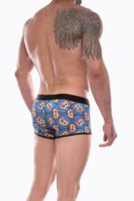 Çok Renkli Fantezi Seksi Erkek Desenli Boxer DM072206