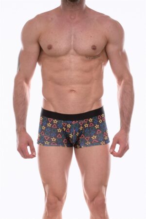 Çok Renkli Fantezi Seksi Erkek Desenli Boxer DM072208