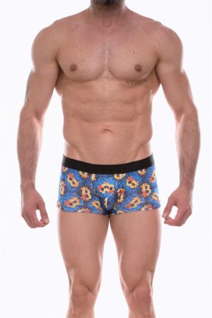 Çok Renkli Fantezi Seksi Erkek Desenli Boxer DM072209