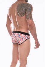 Çok Renkli Fantezi Seksi Erkek Desenli Slip DM072218