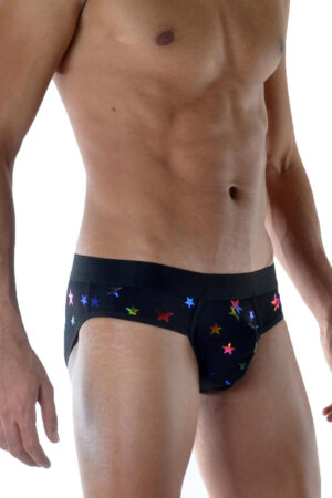 Çok Renkli Fantezi Seksi Erkek Desenli Slip DM111823