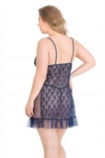 Deluxerie Ensemble de Babydoll Grande-Taille Pansie