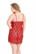 Deluxerie Ensemble de Babydoll Grande-Taille Paulina