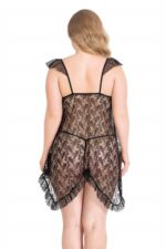 Deluxerie Ensemble de Babydoll Grande-Taille Persephone