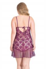 Deluxerie Ensemble de Babydoll Grande-Taille Posey