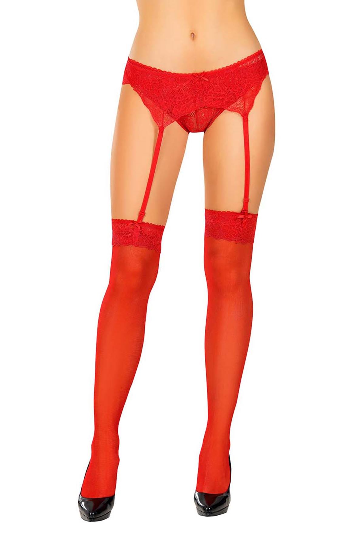 Kırmızı Fantezi Seksi Dantelli Jartiyer Takımı Kırmızı Fantezi Seksi Dantelli Jartiyer Takımı