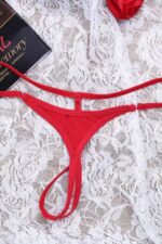 Kırmızı Fantezi Seksi String 66287KRM