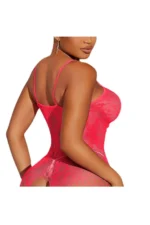Pembe Fantezi Seksi Özel Bölgesi Açık Vücut Çorabı CR4704GYIX