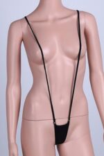 Siyah Fantezi Seksi Bodysuit 66187SYH