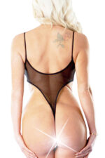 Siyah Fantezi Seksi Büyük Beden Bodysuit B-66122SYH