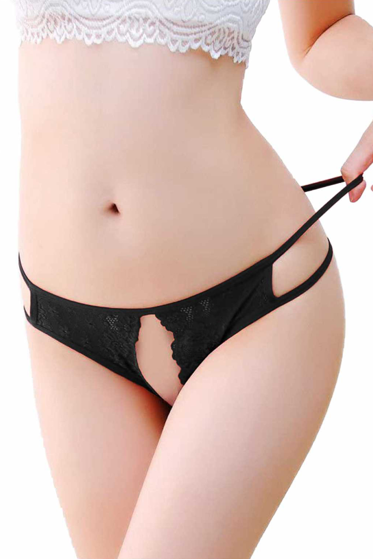 Siyah Fantezi Seksi Büyük Beden Dantelli Özel Bölgesi Açık String B-66270SYH Siyah Fantezi Seksi Büyük Beden Dantelli Özel Bölgesi Açık String B-66270SYH