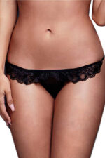 Siyah Fantezi Seksi Dantelli String 66275SYH