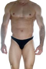 Siyah Fantezi Seksi Erkek Metal Detaylı String DM022326