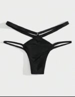 Siyah Fantezi Seksi Erkek Slip