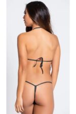 Siyah Fantezi Seksi Özel Bölgesi Açık Sütyen Takımı 66188SYH