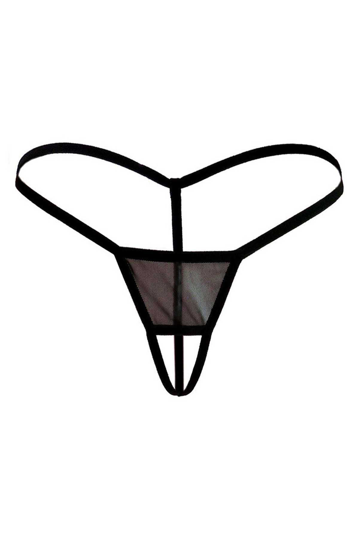Siyah Fantezi Seksi String 66276SYH Siyah Fantezi Seksi String 66276SYH