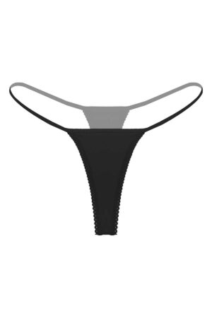 Siyah Fantezi Seksi String 66296SYH