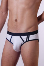Beyaz Fantezi Seksi Erkek Slip DM140506