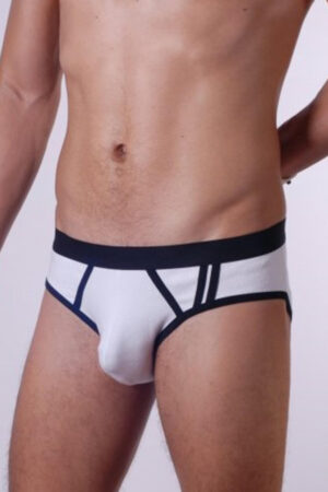 Beyaz Fantezi Seksi Erkek Slip DM140506