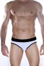 Beyaz Seksi Erkek Jockstrap DM012115