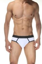 Beyaz Seksi Fantezi Erkek Jockstrap DM102124