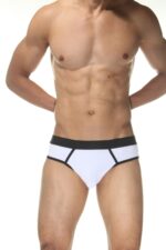 Beyaz Seksi Fantezi Erkek Jockstrap DM102124