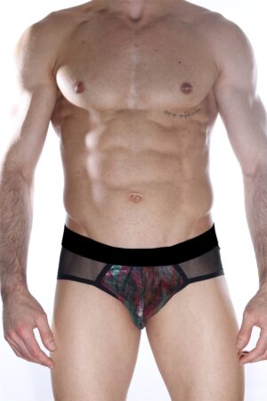 Çok Renkli Desenli Fantezi Seksi Jockstrap DM012150