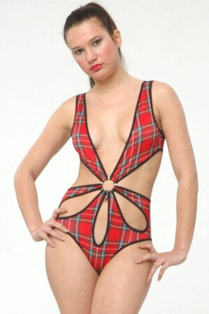 Çok Renkli Fantezi Seksi Çiçek Tasarımlı Bodysuit TP091214