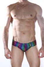 Çok Renkli Fantezi Seksi  Erkek Slip DM012131