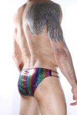 Çok Renkli Fantezi Seksi İp Tasarımlı Erkek Slip  DM012139
