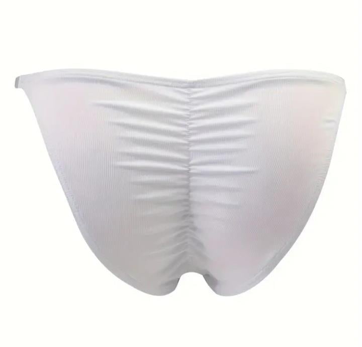 Erkek Beyaz Büzgülü Slip CB030127 Erkek Beyaz Büzgülü Slip CB030127