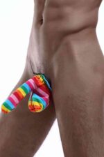 Erkek Fantezi Seksi Renkli String MS7431
