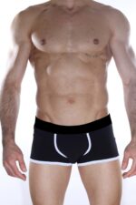 Erkek Fantezi Seksi Siyah Arka Dekolteli Boxer DM012119