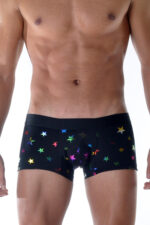 Erkek Fantezi Seksi Yıldız Desenli Boxer DM111804