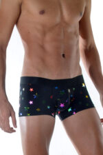 Erkek Fantezi Seksi Yıldız Desenli Boxer DM111804
