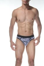 Erkek Fantezi Seksi Zebra Desenli Tanga DM102155