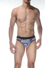 Erkek Fantezi Seksi Zebra Desenli Tanga DM102155