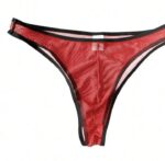Erkek Kırmızı Transparan Slip CB161024