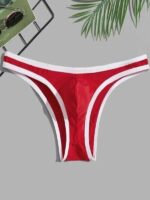 Erkek Seksi Kırmızı Biyeli Slip