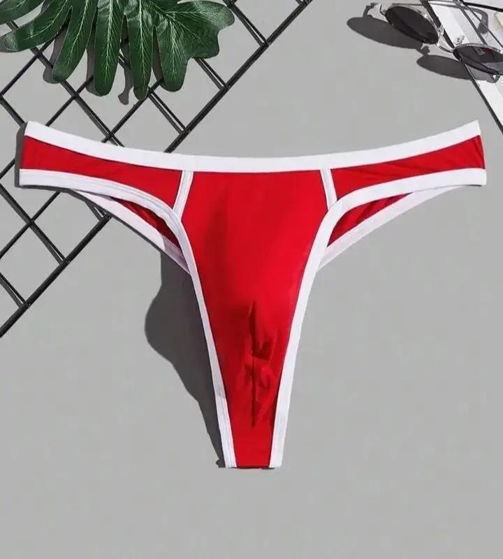Erkek Seksi Kırmızı Biyeli Tanga Erkek Seksi Kırmızı Biyeli Tanga