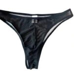 Erkek Siyah Transparan Slip CB161025