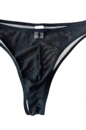 Erkek Siyah Transparan Slip CB161025