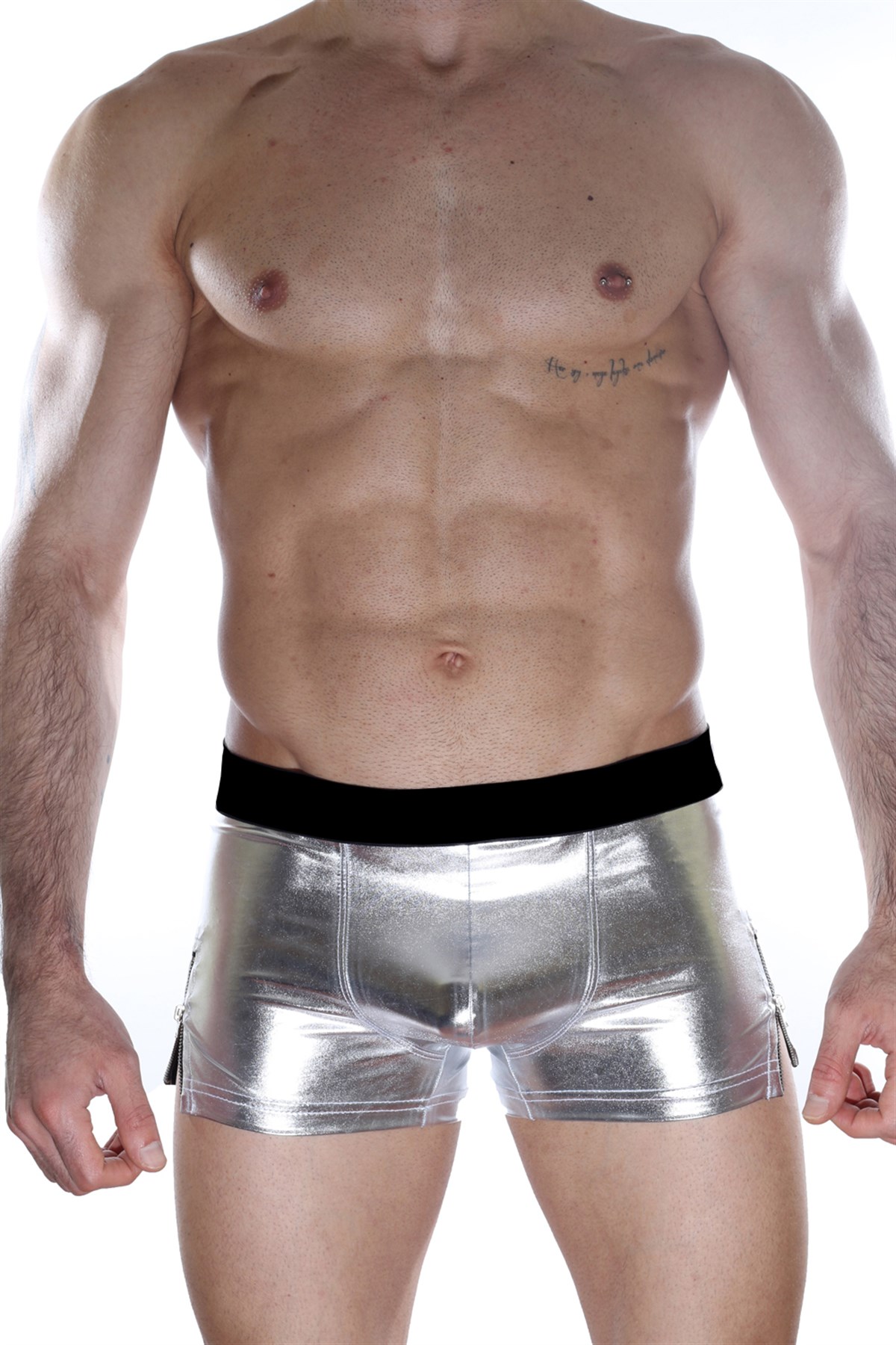 Gri Deri Görünümlü Seksi Erkek Boxer Gri Deri Görünümlü Seksi Erkek Boxer