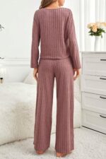 Kadın Pembe Pamuk Pijama Takımı 7099.19.S